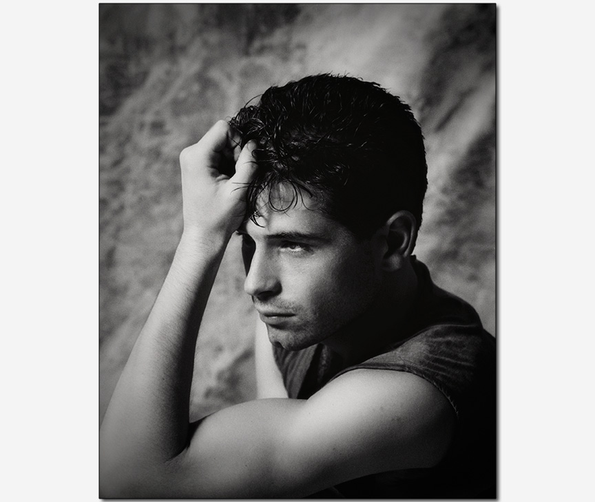 the James Dean dramatic look